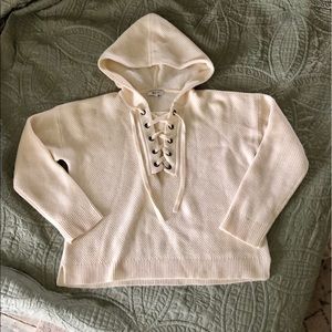 Madewell Sweaters - Madewell Lace Up Hoodie Madewell Sweaters - Madewell Lace Up Hoodie